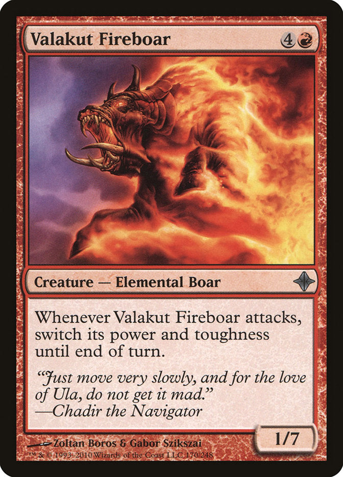 Valakut Fireboar [Rise of the Eldrazi] Foil