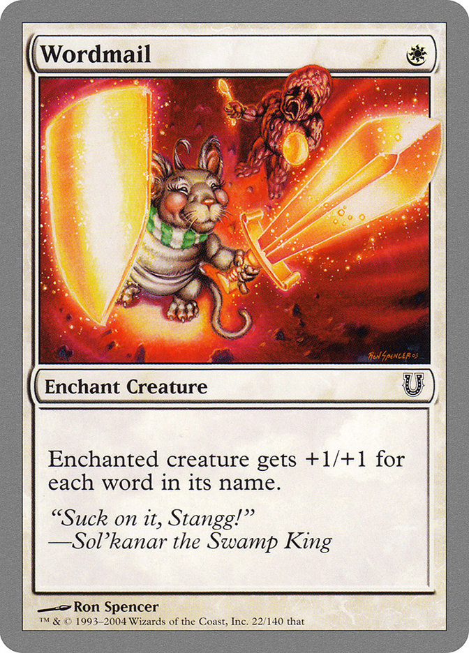 Wordmail [Unhinged] Foil