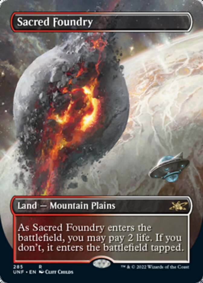 Sacred Foundry (Borderless) [Unfinity] Foil
