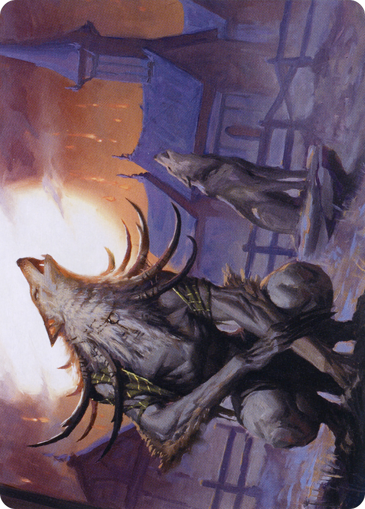 Lord of the Ulvenwald // Lord of the Ulvenwald  [Midnight Hunt Art Series] (Borderless) Foil