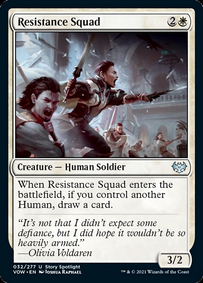 Resistance Squad [Innistrad: Crimson Vow] Foil