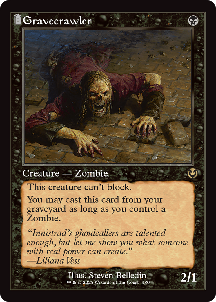 Gravecrawler (Retro Frame) [Innistrad Remastered] Foil
