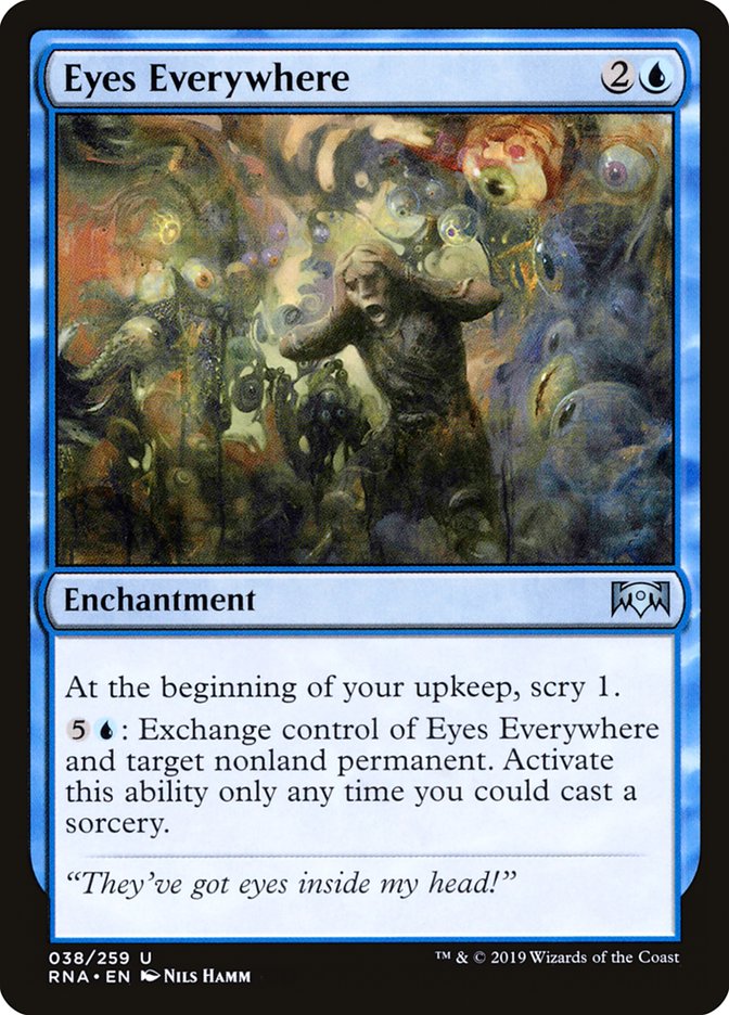 Eyes Everywhere [Ravnica Allegiance] Foil