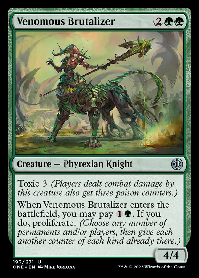 Venomous Brutalizer [Phyrexia: All Will Be One] Foil