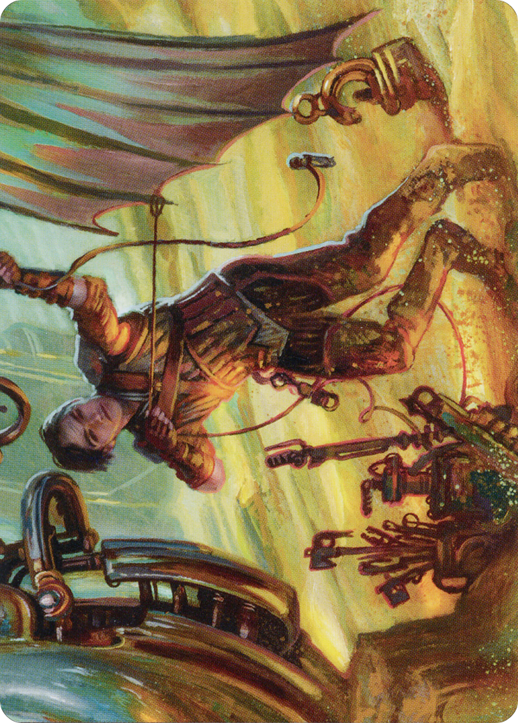 Mishra, Excavation Prodigy // Mishra, Excavation Prodigy  [The Brothers' War Art Series] (Borderless) Foil