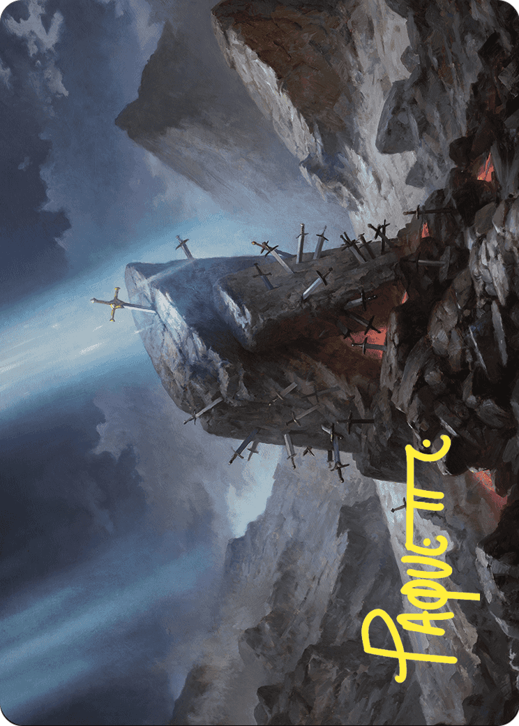 The Irencrag // The Irencrag  [Wilds of Eldraine Art Series] (Borderless) Foil