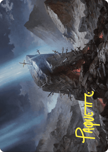 The Irencrag // The Irencrag  [Wilds of Eldraine Art Series] (Borderless) Foil