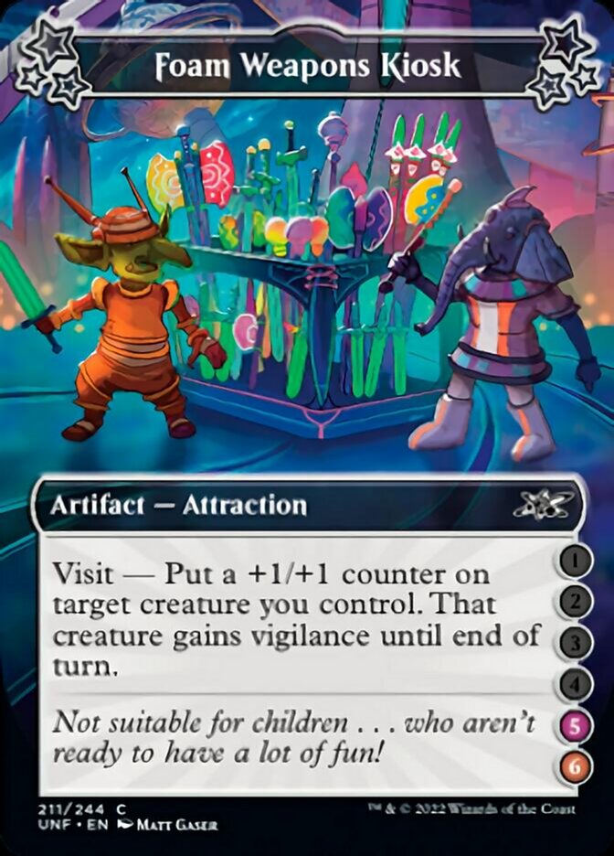 Foam Weapons Kiosk (5-6) [Unfinity] Foil