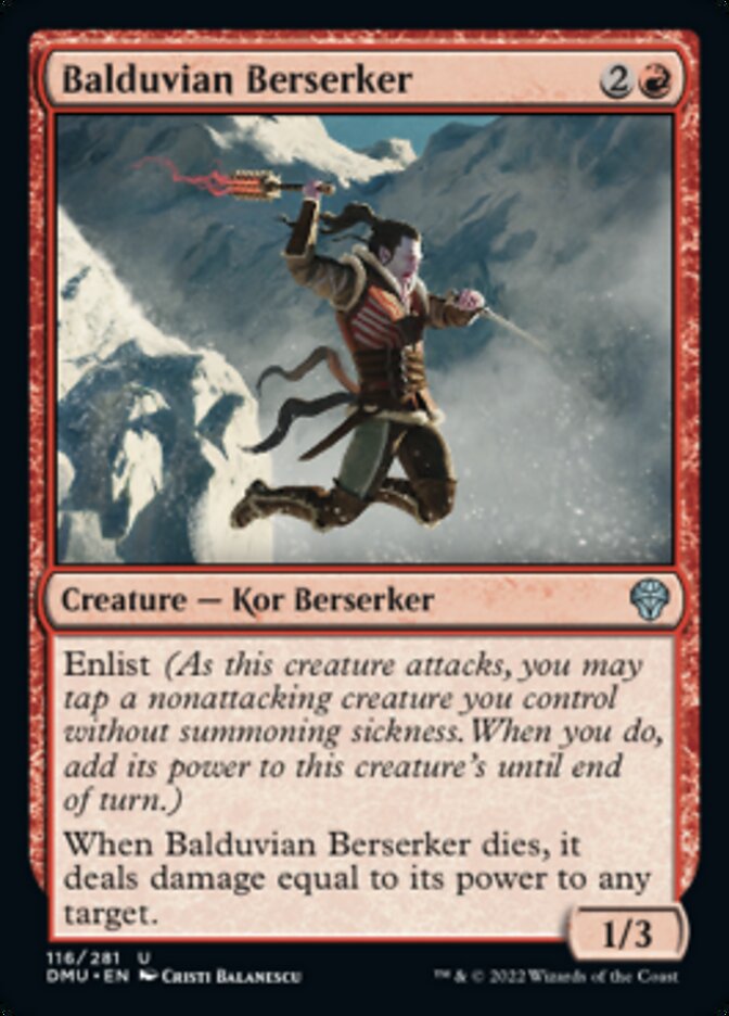 Balduvian Berserker [Dominaria United] Foil