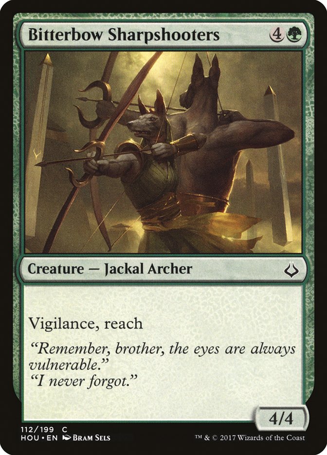 Bitterbow Sharpshooters [Hour of Devastation] Foil
