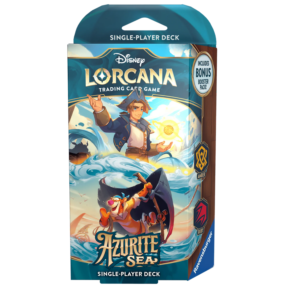 Disney Lorcana TCG Azurite Sea Starter Deck - Amber & Ruby