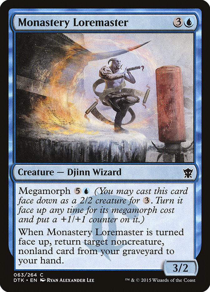 Monastery Loremaster [Dragons of Tarkir] Foil