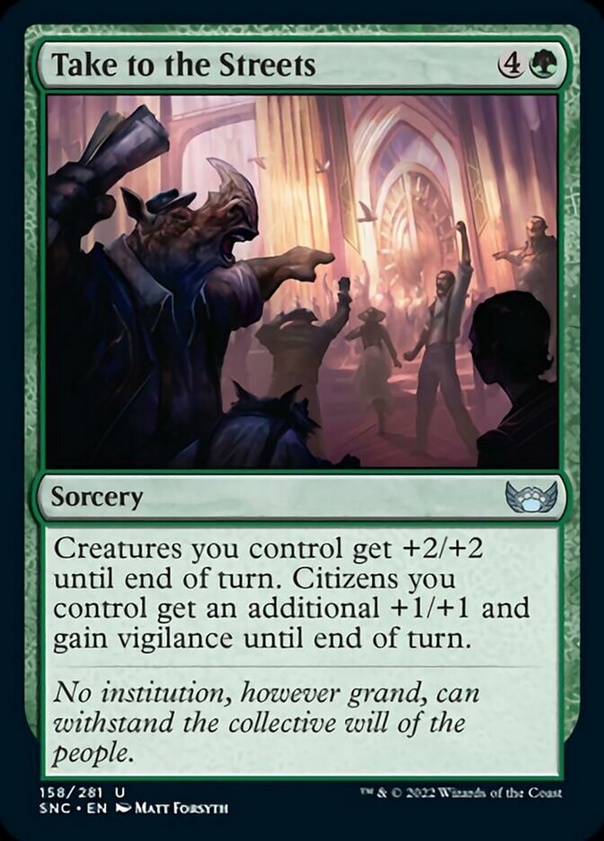 Take to the Streets [Streets of New Capenna] Foil