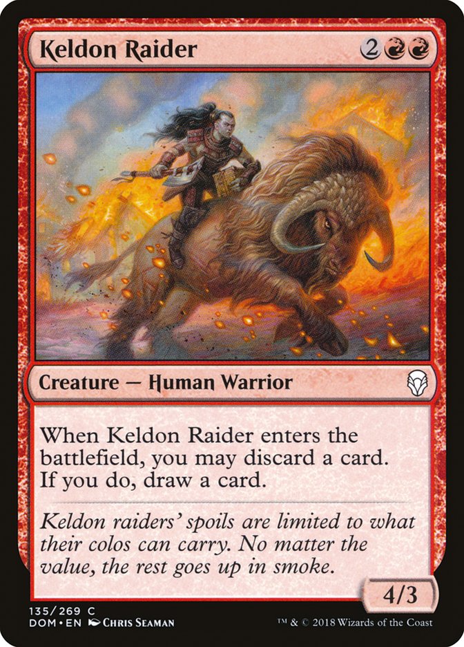 Keldon Raider [Dominaria] Foil