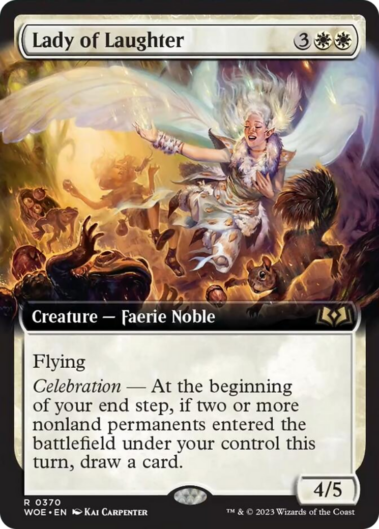 Lady of Laughter (Extended Art) [Wilds of Eldraine] Foil