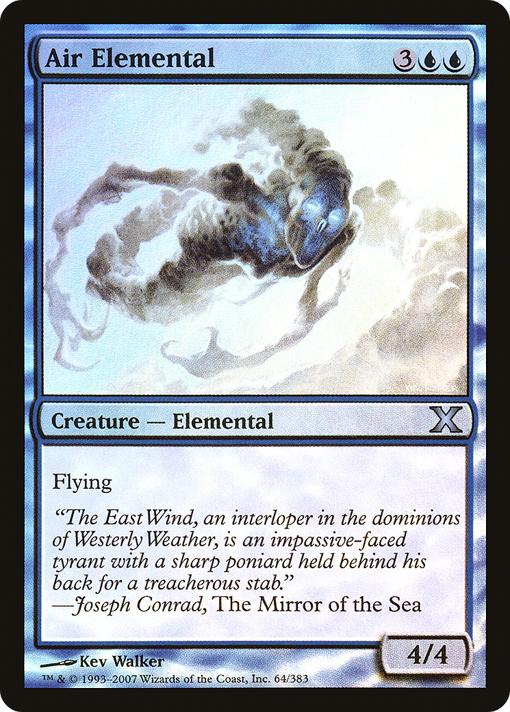 Air Elemental  [Tenth Edition] Foil