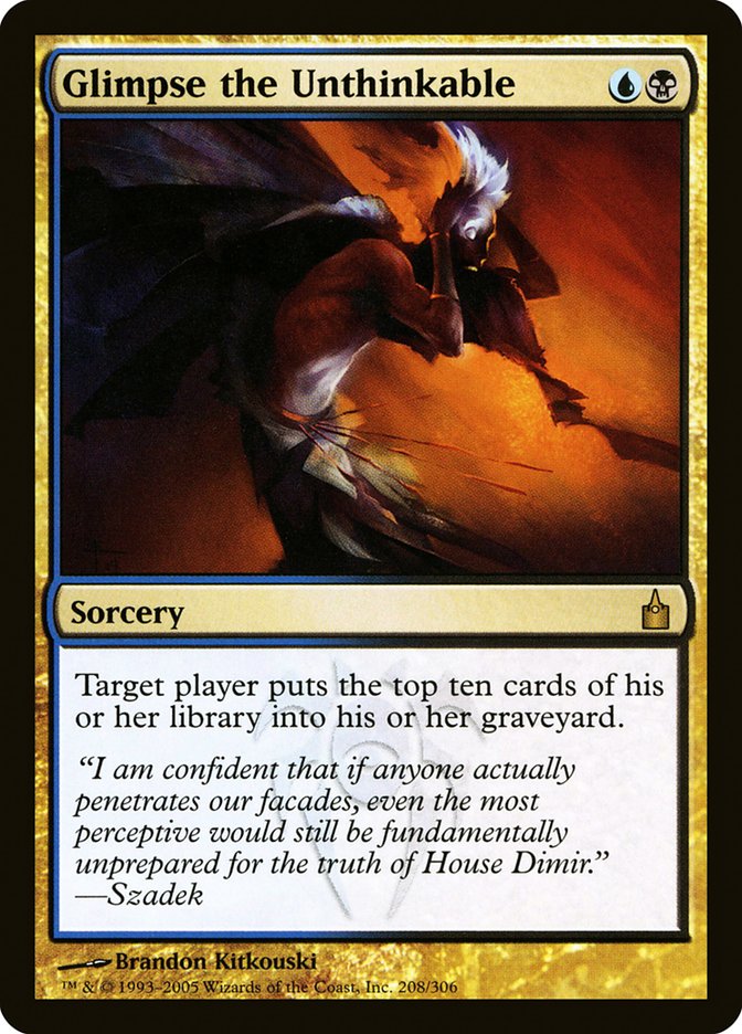 Glimpse the Unthinkable [Ravnica: City of Guilds] Foil