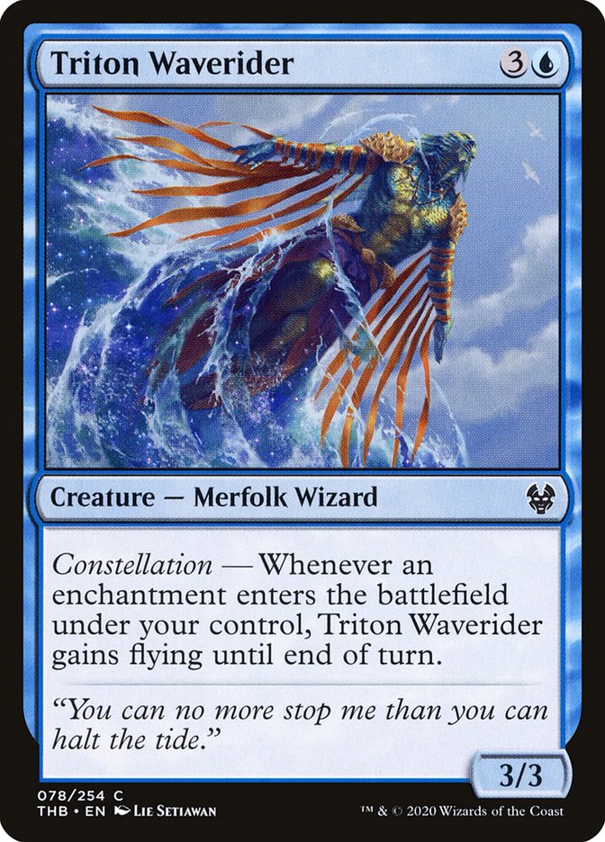 Triton Waverider [Theros Beyond Death] Foil