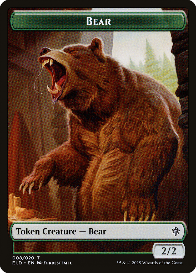 Bear  [Throne of Eldraine Tokens] Foil