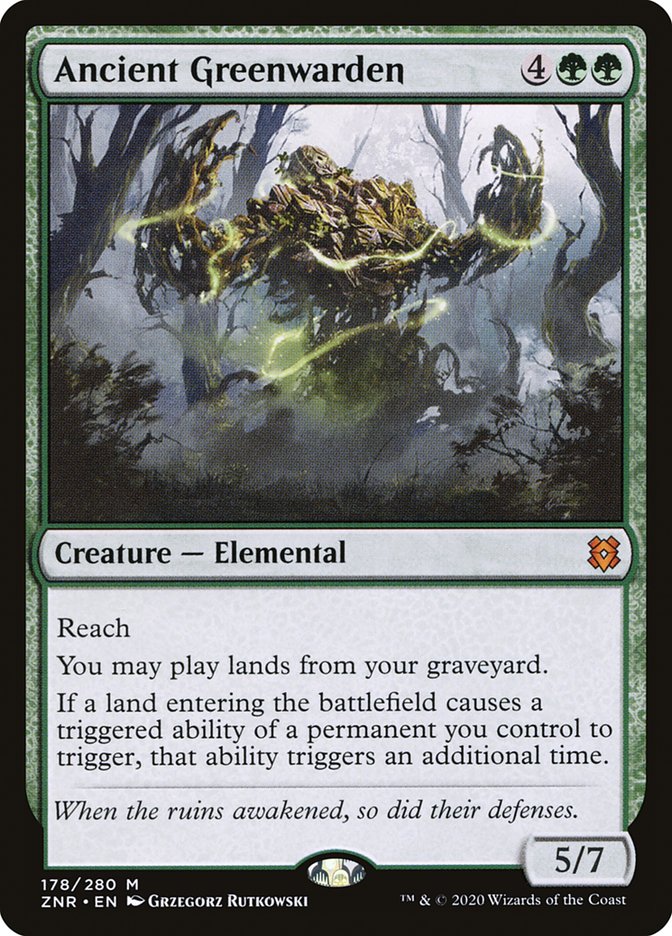 Ancient Greenwarden [Zendikar Rising] Foil