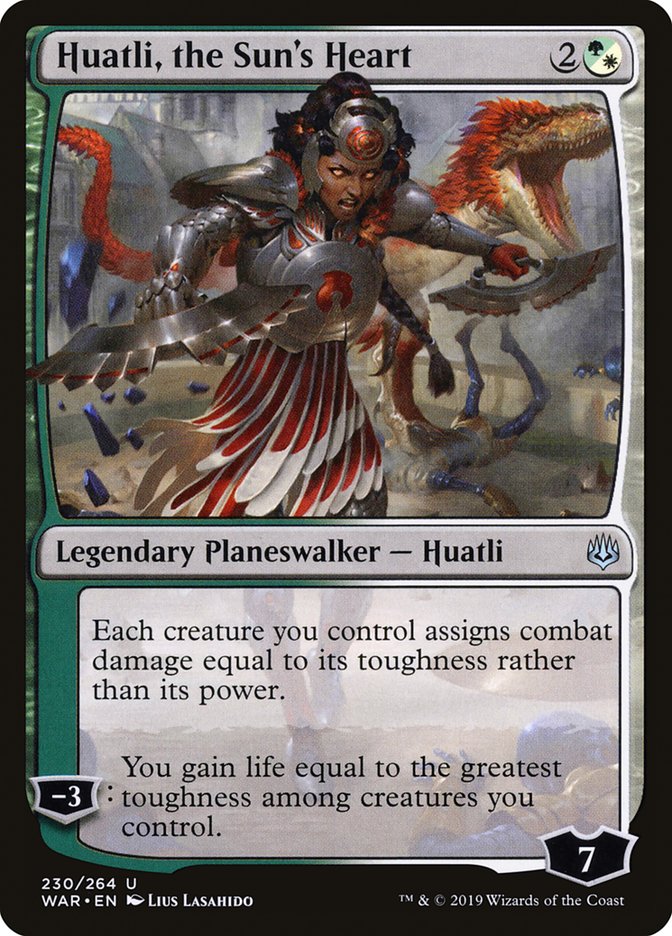 Huatli, the Sun's Heart [War of the Spark] Foil
