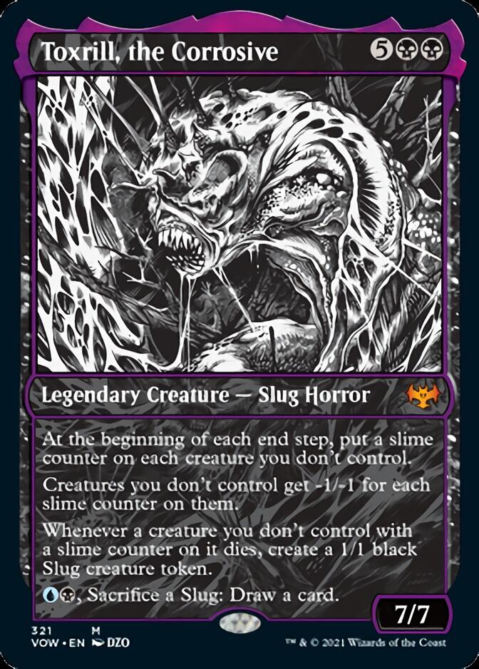 Toxrill, the Corrosive (Showcase Eternal Night) [Innistrad: Crimson Vow] Foil