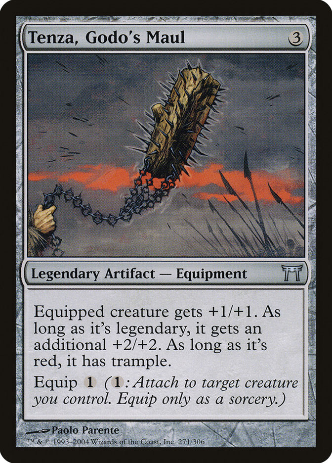 Tenza, Godo's Maul [Champions of Kamigawa] Foil