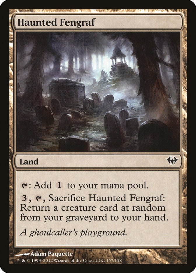 Haunted Fengraf [Dark Ascension] Foil