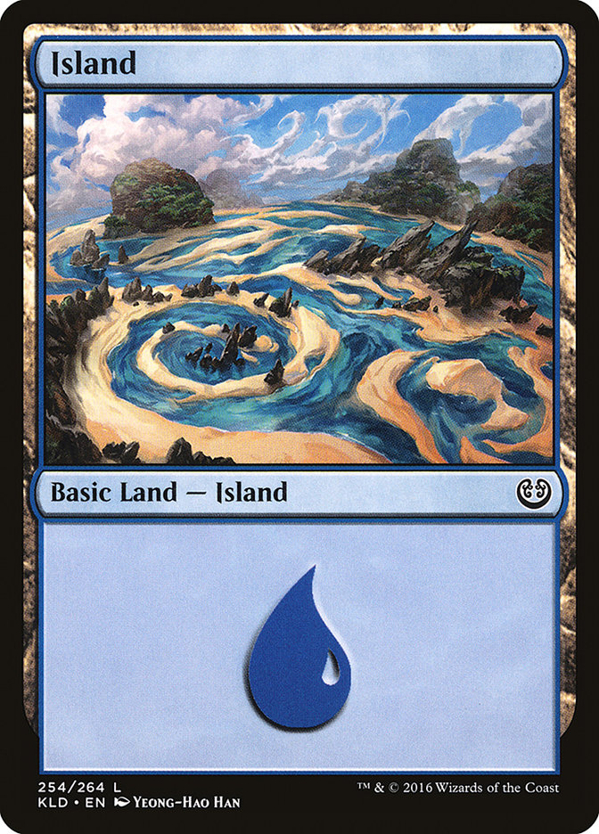 Island (254) [Kaladesh] Foil