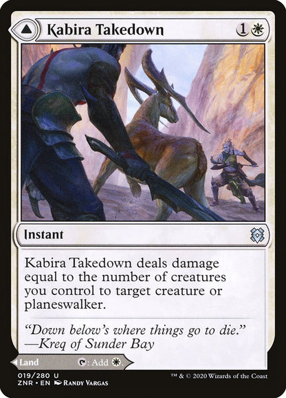 Kabira Takedown // Kabira Plateau [Zendikar Rising] Foil