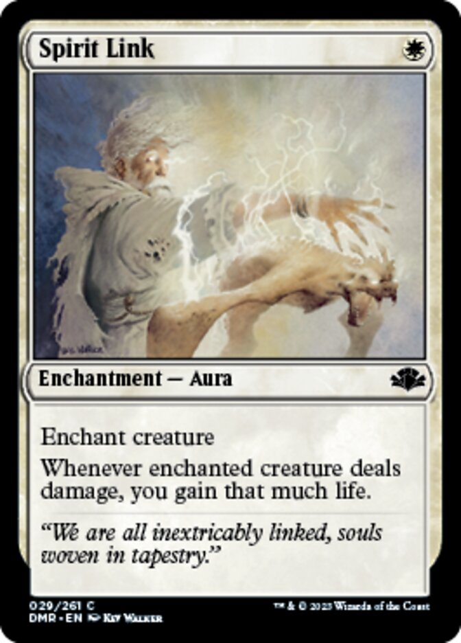 Spirit Link [Dominaria Remastered] Foil