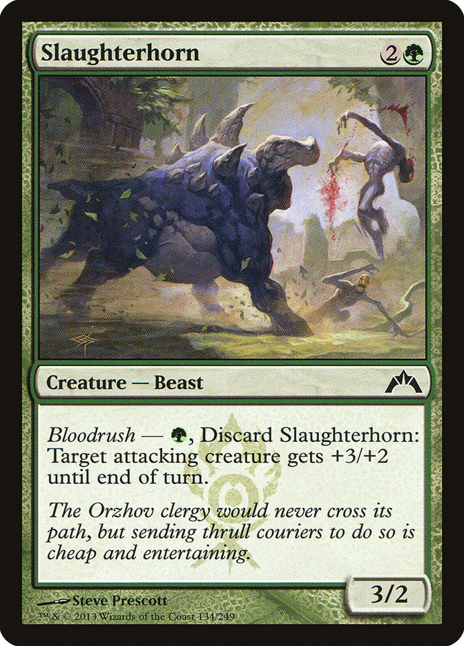 Slaughterhorn [Gatecrash] Foil