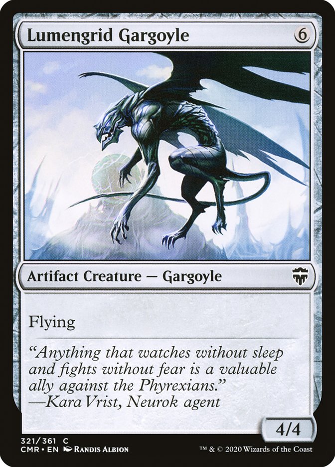 Lumengrid Gargoyle [Commander Legends] Foil
