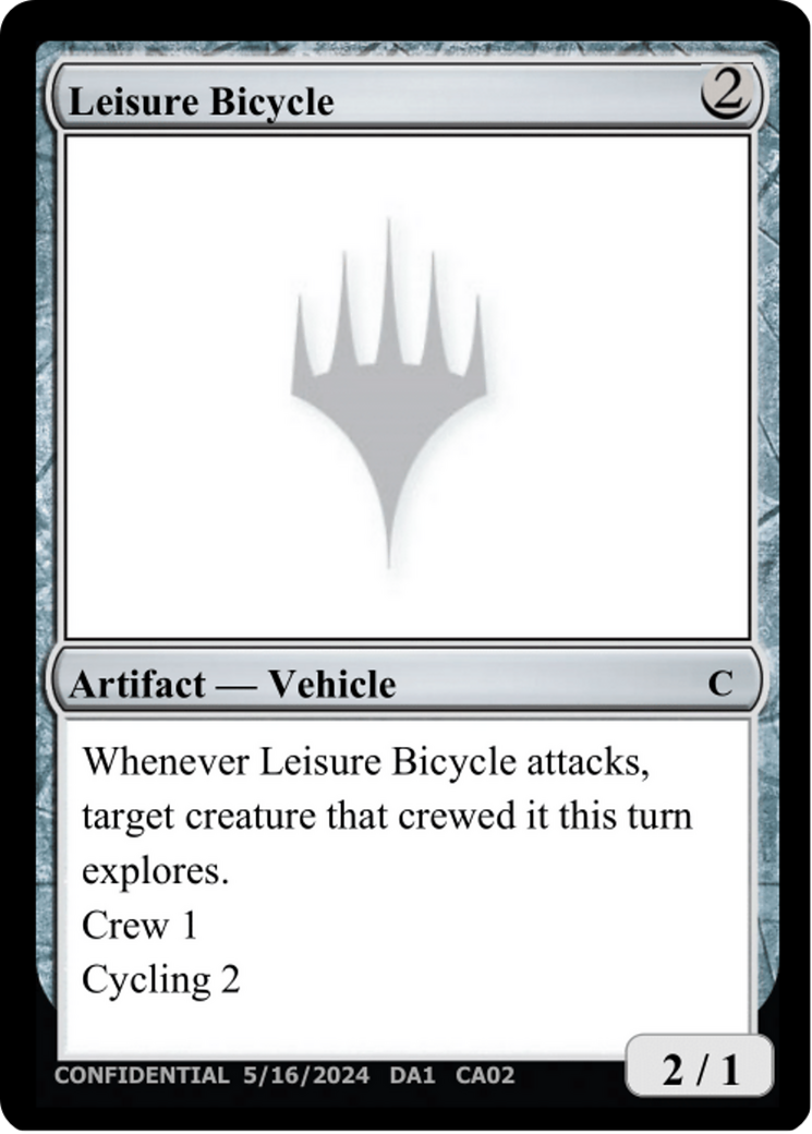 Leisure Bicycle  [Unknown Event]