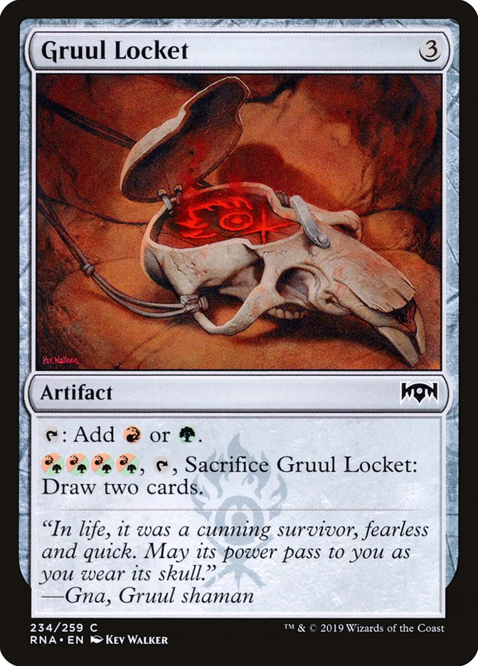 Gruul Locket [Ravnica Allegiance] Foil
