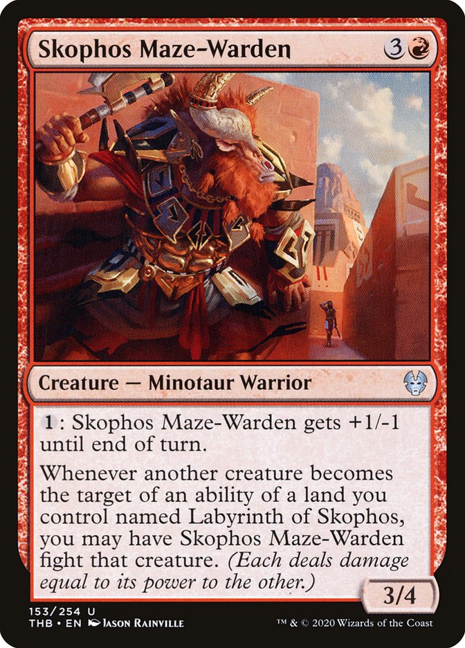 Skophos Maze-Warden [Theros Beyond Death] Foil