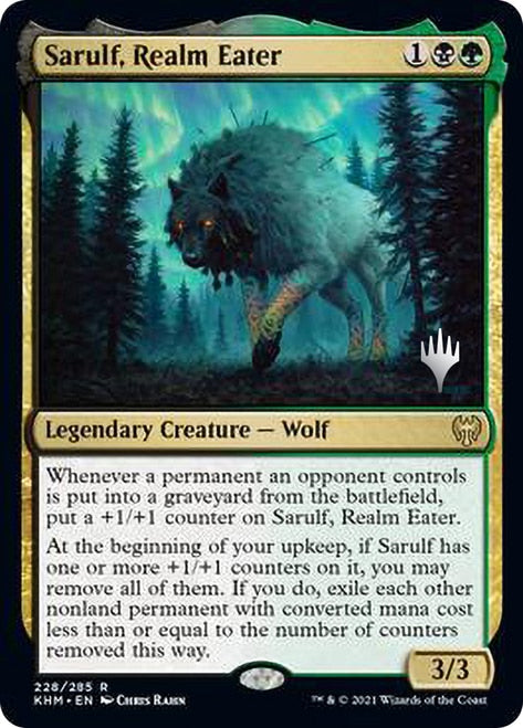 Sarulf, Realm Eater (Promo Pack) [Kaldheim Promos] Foil