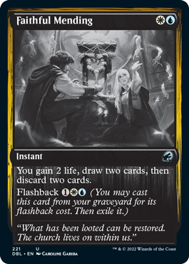 Faithful Mending [Innistrad: Double Feature] Foil