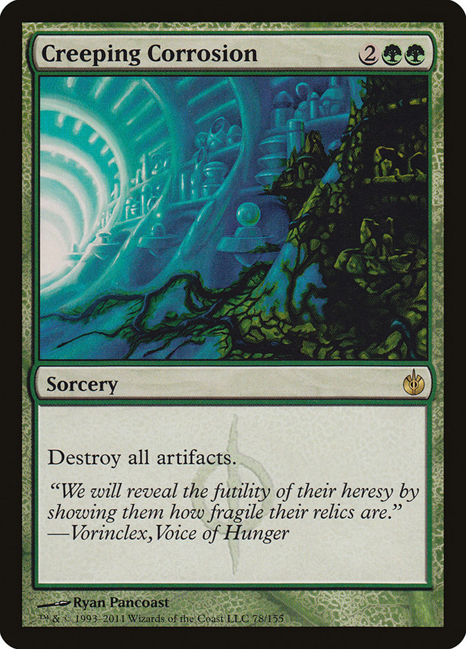 Creeping Corrosion [Mirrodin Besieged] Foil