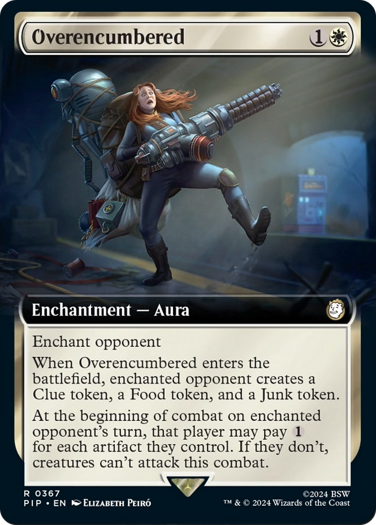 Overencumbered (Extended Art) [Fallout] Foil