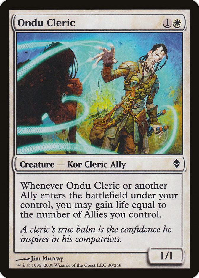 Ondu Cleric [Zendikar] Foil