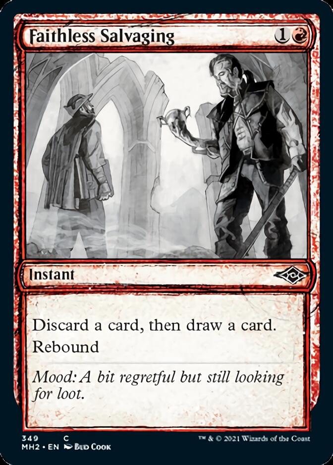 Faithless Salvaging (Sketch) [Modern Horizons 2] Foil