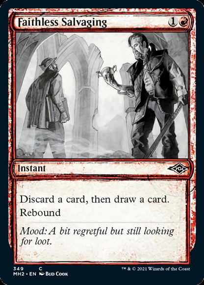 Faithless Salvaging (Sketch) [Modern Horizons 2] Foil