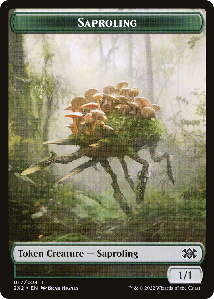 Saproling  [Double Masters 2022 Tokens] Foil
