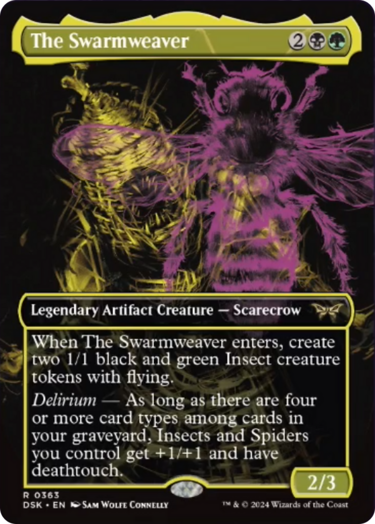 The Swarmweaver (Showcase) [Duskmourn: House of Horror] Foil