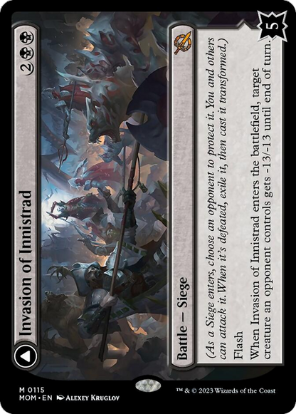 Invasion of Innistrad // Deluge of the Dead [March of the Machine] Foil