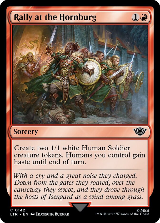 Rally at the Hornburg [The Lord of the Rings: Tales of Middle-Earth] Foil