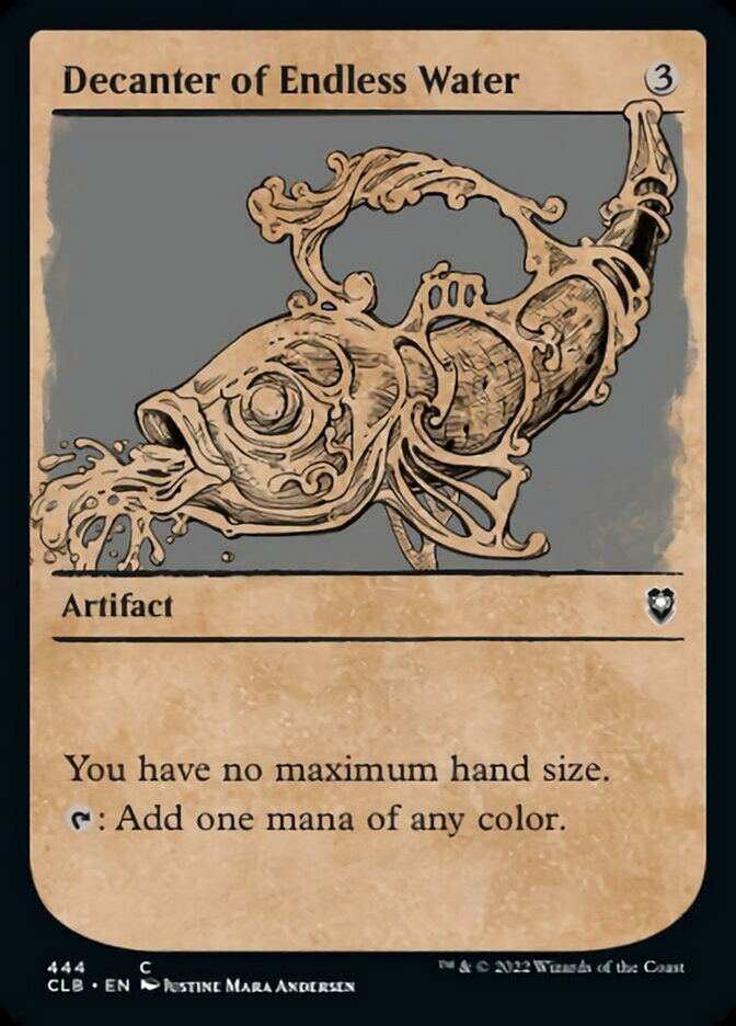 Decanter of Endless Water (Showcase) [Commander Legends: Battle for Baldur's Gate] Foil