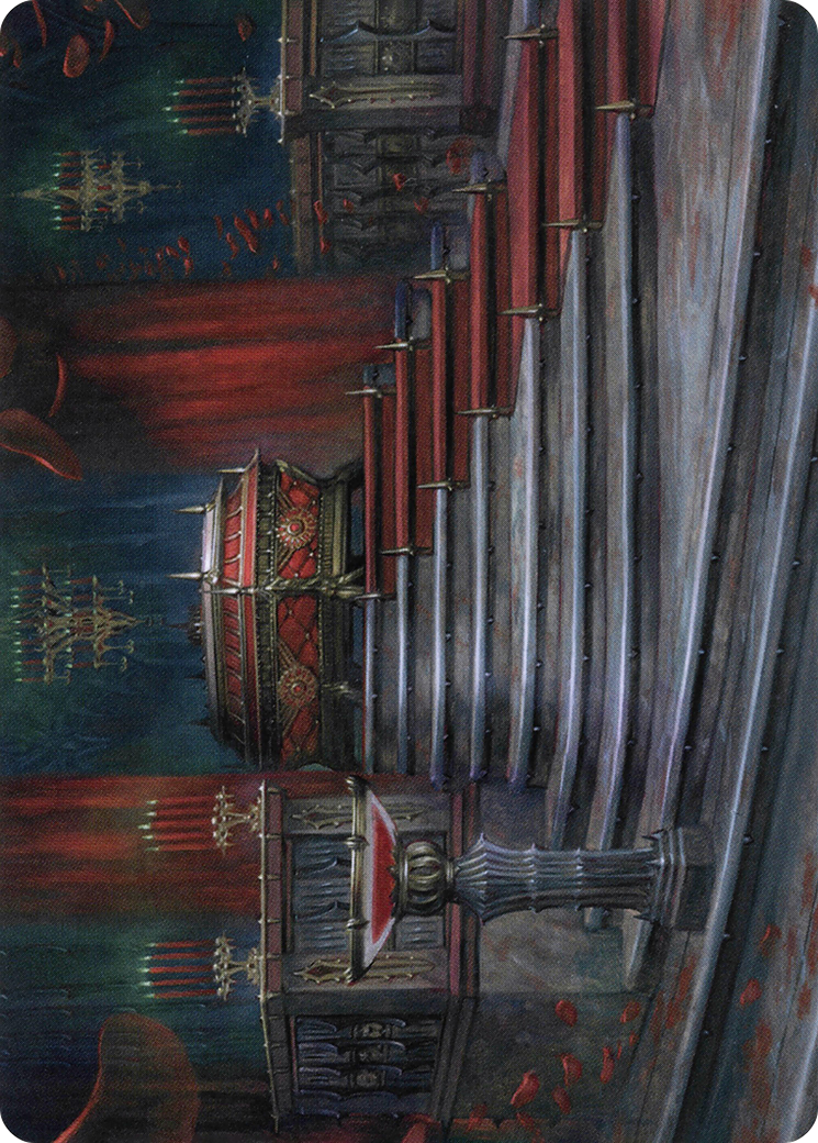Edgar Markov's Coffin // Edgar Markov's Coffin  [Crimson Vow Art Series] (Borderless) Foil