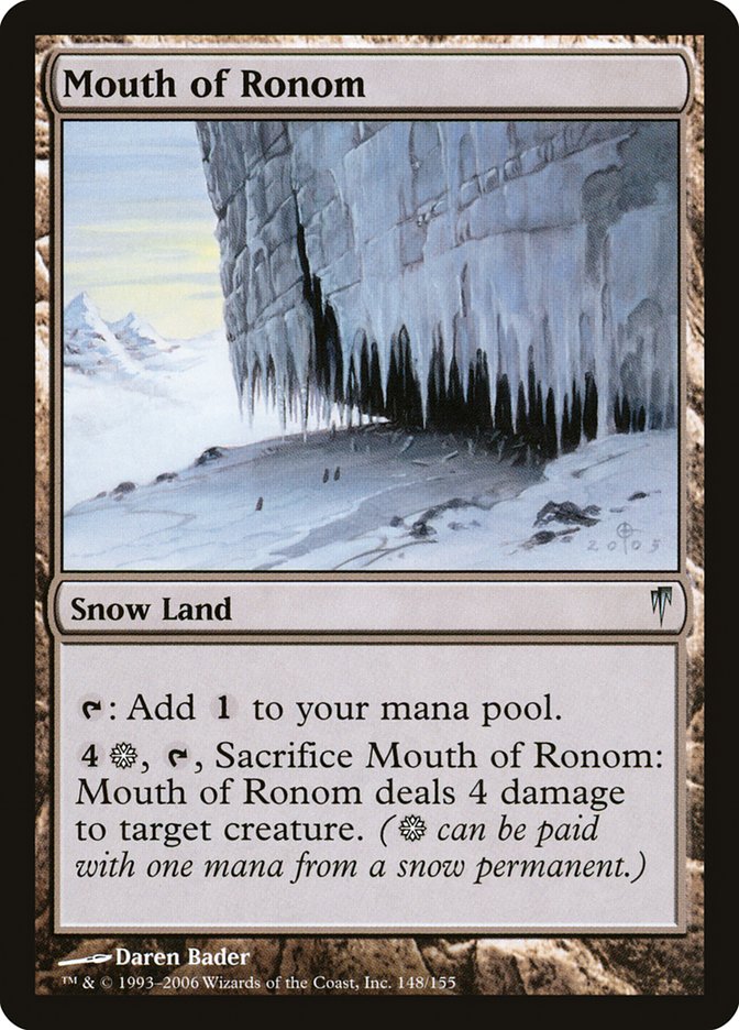 Mouth of Ronom [Coldsnap] Foil